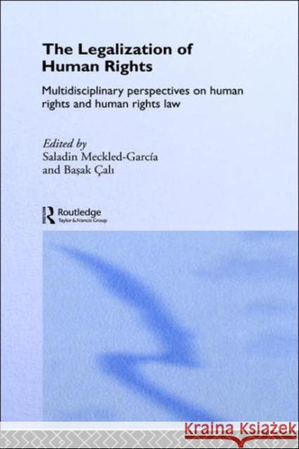 The Legalization of Human Rights: Multidisciplinary Perspectives on Human Rights and Human Rights Law Meckled-García, Saladin 9780415361224 Routledge