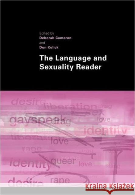The Language and Sexuality Reader Deborah Cameron 9780415363075