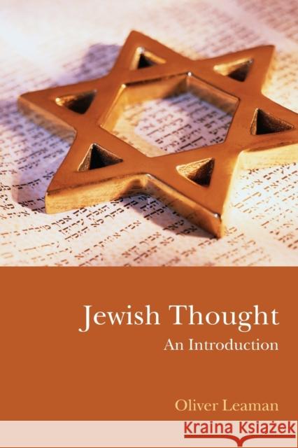 Jewish Thought: An Introduction Leaman, Oliver 9780415374262