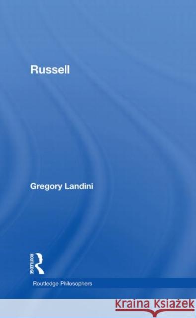 Russell Landini Gregory                          Gregory Landini 9780415396264 Routledge