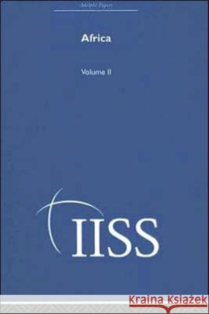 Africa : Volume 2 John Chipman Robert S. Jaster Kurt M. Campbell 9780415398220