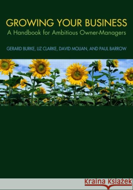 Growing Your Business: A Handbook for Ambitious Owner-Managers Burke, Gerard 9780415405188