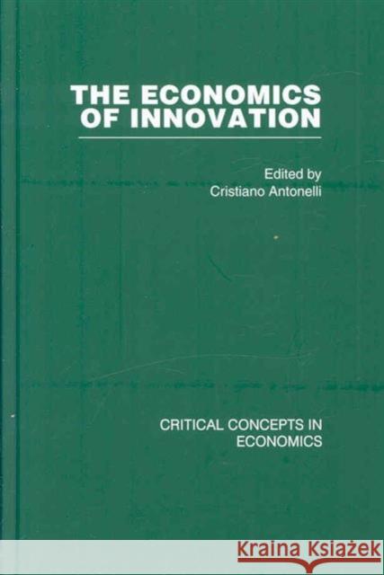 The Economics of Innovation  9780415426770 TAYLOR & FRANCIS LTD