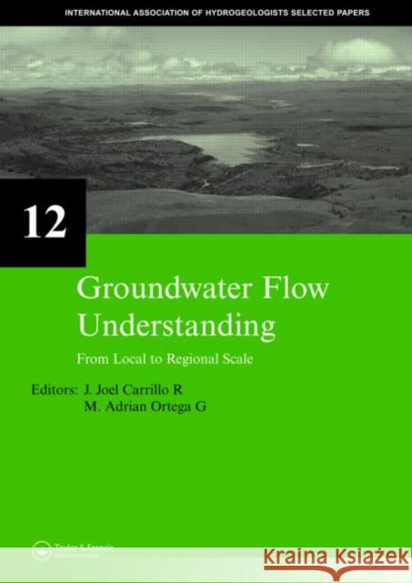 Groundwater Flow Understanding: From Local to Regional Scale Carrillo Rivera, J. Joel 9780415436786 CRC Press