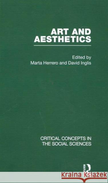 Art and Aesthetics Marta Herrero David Inglis  9780415450119 Taylor & Francis