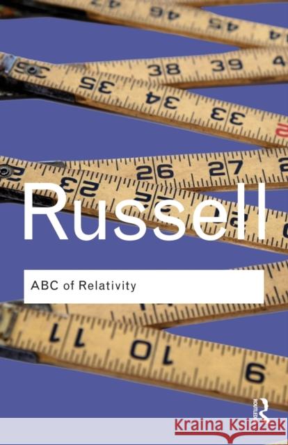 ABC of Relativity Bertrand Russell 9780415473828