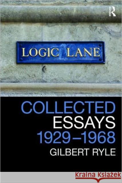 Collected Essays 1929 - 1968: Collected Papers Volume 2 Ryle, Gilbert 9780415485494