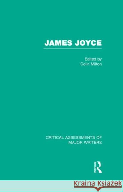 James Joyce Colin Milton 9780415491822