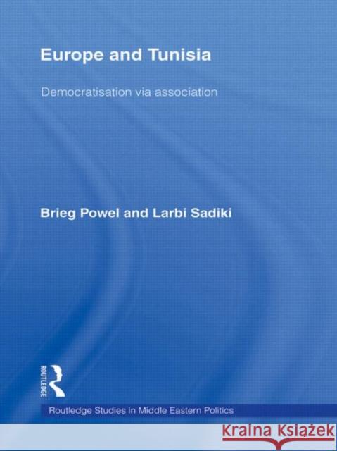 Europe and Tunisia: Democratization Via Association Powel, Brieg 9780415497893 Taylor & Francis