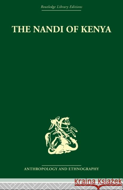 The Nandi of Kenya  9780415511254 Routledge