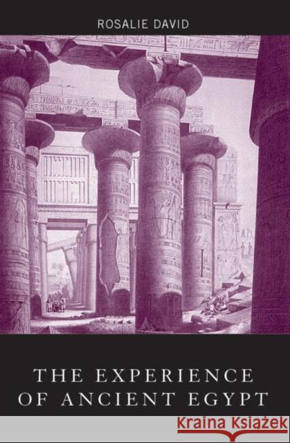 The Experience of Ancient Egypt Rosalie David   9780415518581 Routledge