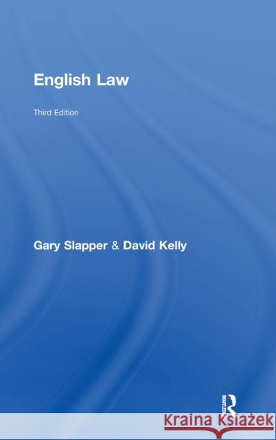 English Law Gary Slapper David Kelly  9780415550918