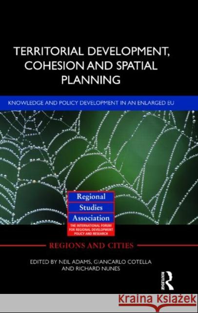Territorial Development, Cohesion and Spatial Planning: Knowledge and Policy Development in an Enlarged Eu Adams, Neil 9780415551946