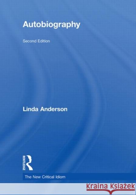 Autobiography Linda Anderson   9780415572132 Taylor & Francis