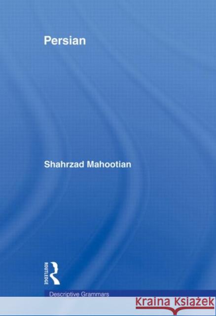 Persian Shahrzad Mahootian 9780415587211 Routledge
