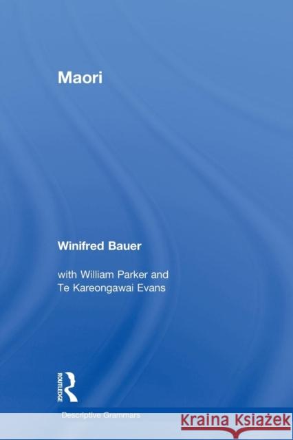 Maori Winifred Bauer 9780415599993 Taylor and Francis