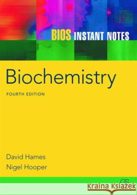 Biochemistry Hames, David 9780415608459