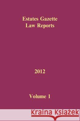Eglr 2012 Volume 1 Hazel Marshall 9780415642620 Estates Gazette