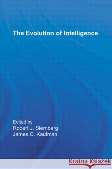 The Evolution of Intelligence  9780415652407 