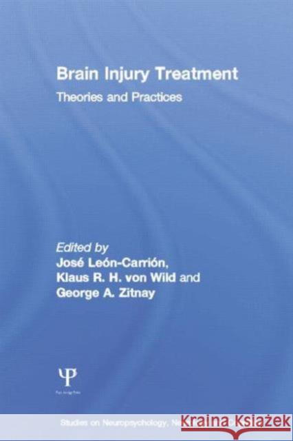 Brain Injury Treatment : Theories and Practices Jose Leon-Carrion Klaus R. H. Vo George A. Zitnay 9780415653701