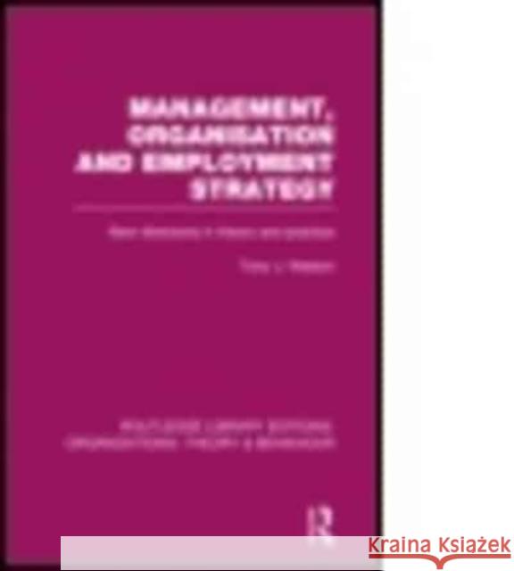 Routledge Library Editions: Organizations (31 vols) : Theory and Behaviour Various 9780415657938 Routledge