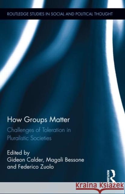How Groups Matter: Challenges of Toleration in Pluralistic Societies Calder, Gideon 9780415659505 Routledge