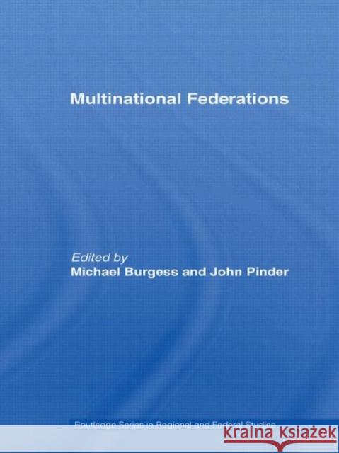 Multinational Federations Michael Burgess 9780415663663