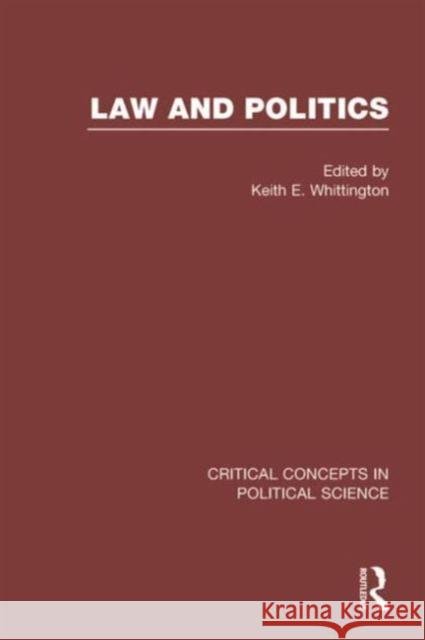 Law and Politics Keith E. Whittington 9780415680356