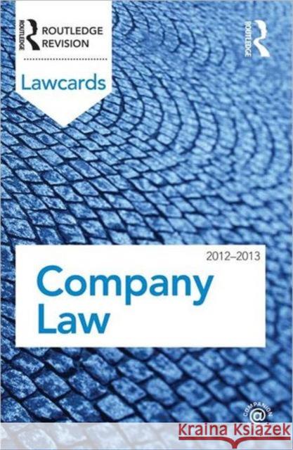 Company Law Routledge 9780415683302 0