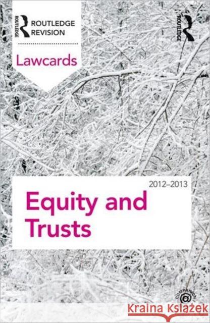 Equity and Trusts Routledge 9780415683364 0