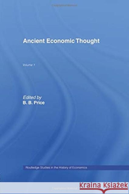 Ancient Economic Thought Betsy Price 9780415757010