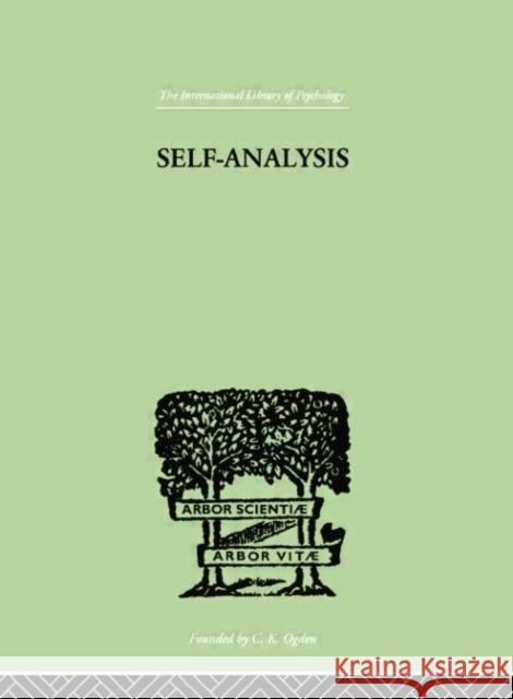 Self-Analysis Horney Karen 9780415758130