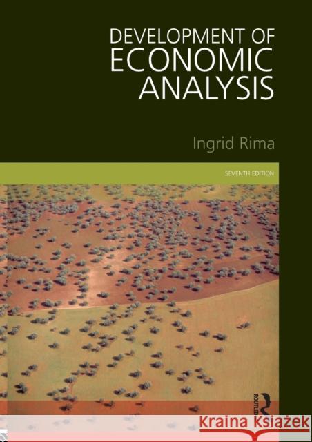 Development of Economic Analysis Ingrid H Rima 9780415772921 0