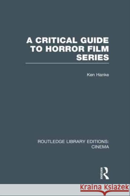 Routledge Library Editions: Cinema Various 9780415838658 Routledge