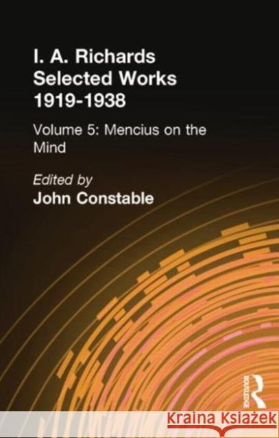 Mencius on the Mind, Volume 5    9780415849555 Routledge