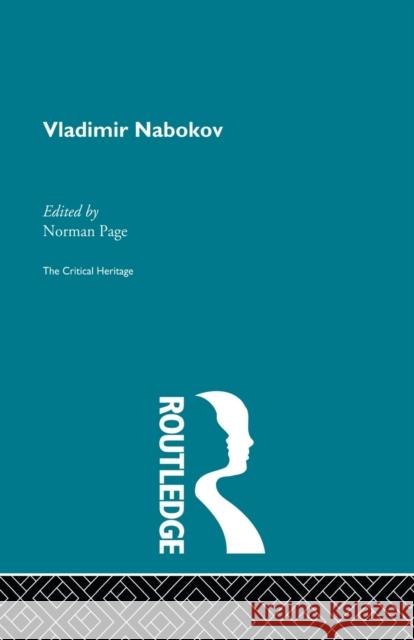 Vladimir Nabokov Professor Norman Page Norman Page 9780415849661 Routledge