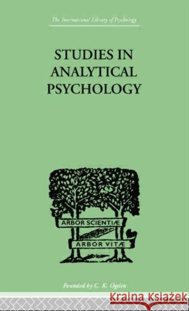 Studies in Analytical Psychology Gerhard Adler 9780415864268