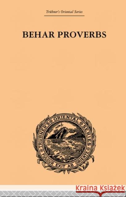 Behar Proverbs John Christian 9780415868921 Routledge