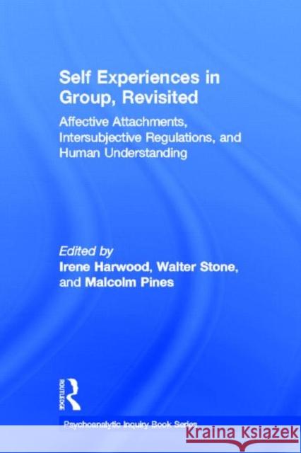 Self Experiences in Group, Revisited: Affective Attachments, Intersubjective Regulations, and Human Understanding Harwood, Irene 9780415899444 Routledge
