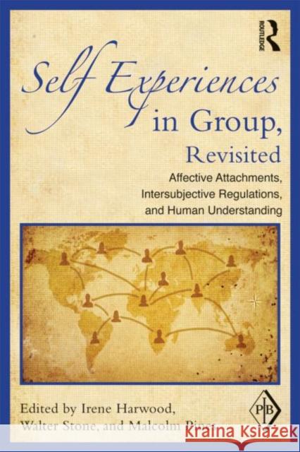 Self Experiences in Group, Revisited: Affective Attachments, Intersubjective Regulations, and Human Understanding Harwood, Irene 9780415899451 0