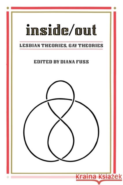 Inside/Out: Lesbian Theories, Gay Theories Fuss, Diana 9780415902373 Routledge