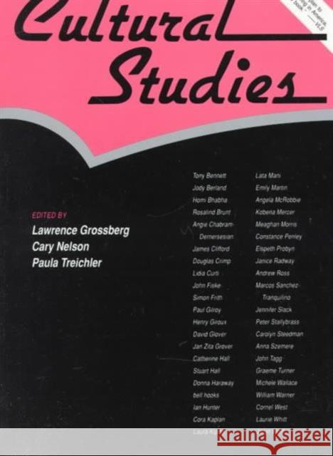 Cultural Studies Lawrence Grossberg Cary Nelson Paula Treichler 9780415903455 Routledge