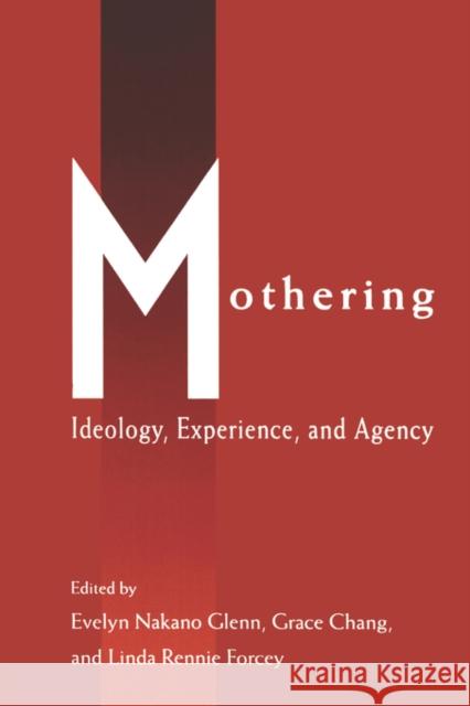 Mothering: Ideology, Experience, and Agency Glenn, Evelyn Nakano 9780415907767 Routledge