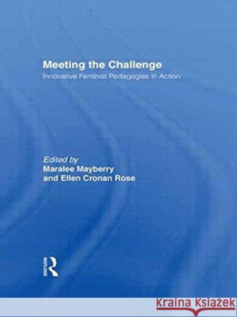 Meeting the Challenge: Innovative Feminist Pedagogies in Action Maralee Mayberry Ellen C. Rose 9780415922494 Routledge