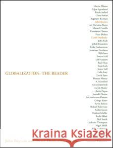 Globalization: The Reader John H. Beynon David Dunkerley 9780415929226