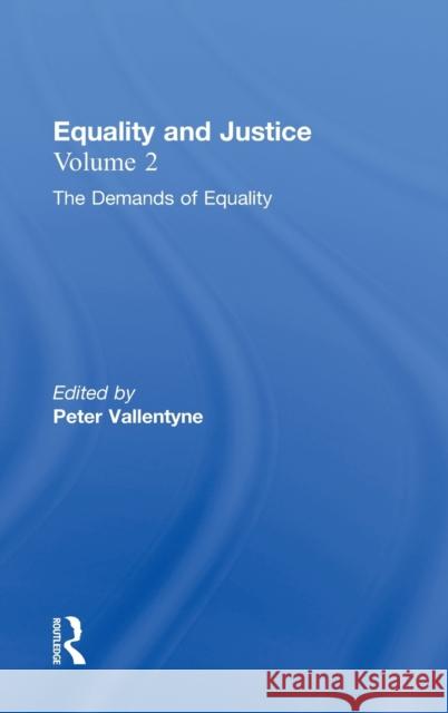 Equality: Equality and Justice Vallentyne, Peter 9780415941440 Routledge