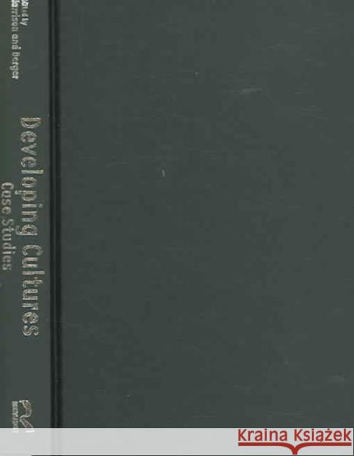 Developing Cultures: Case Studies Harrison, Lawrence E. 9780415952798 Routledge