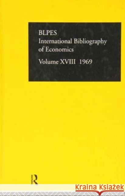 Intl Biblio Econom 1969 Vol 18 By The British Librar Compiled 9780422806305