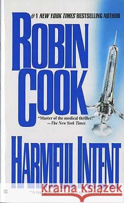 Harmful Intent Robin Cook 9780425125465