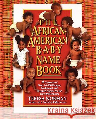 The African-American Baby Name Book: A Treasury of Over 10,000 Unique, Traditional, and Creative Names for the New Millennium Teresa Norman 9780425159392 Berkley Publishing Group